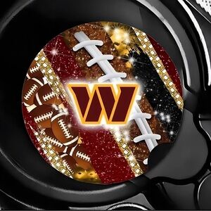 Washington Commanders Car Coasters Absorbent Set of (2)